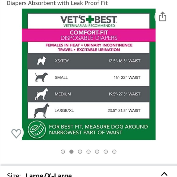 Vet best disposable diapers - Picture 2 of 4